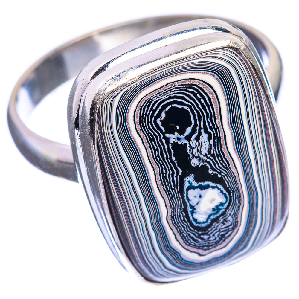 Fordite Ring Size 10.75 (925 Sterling Silver) R143134
