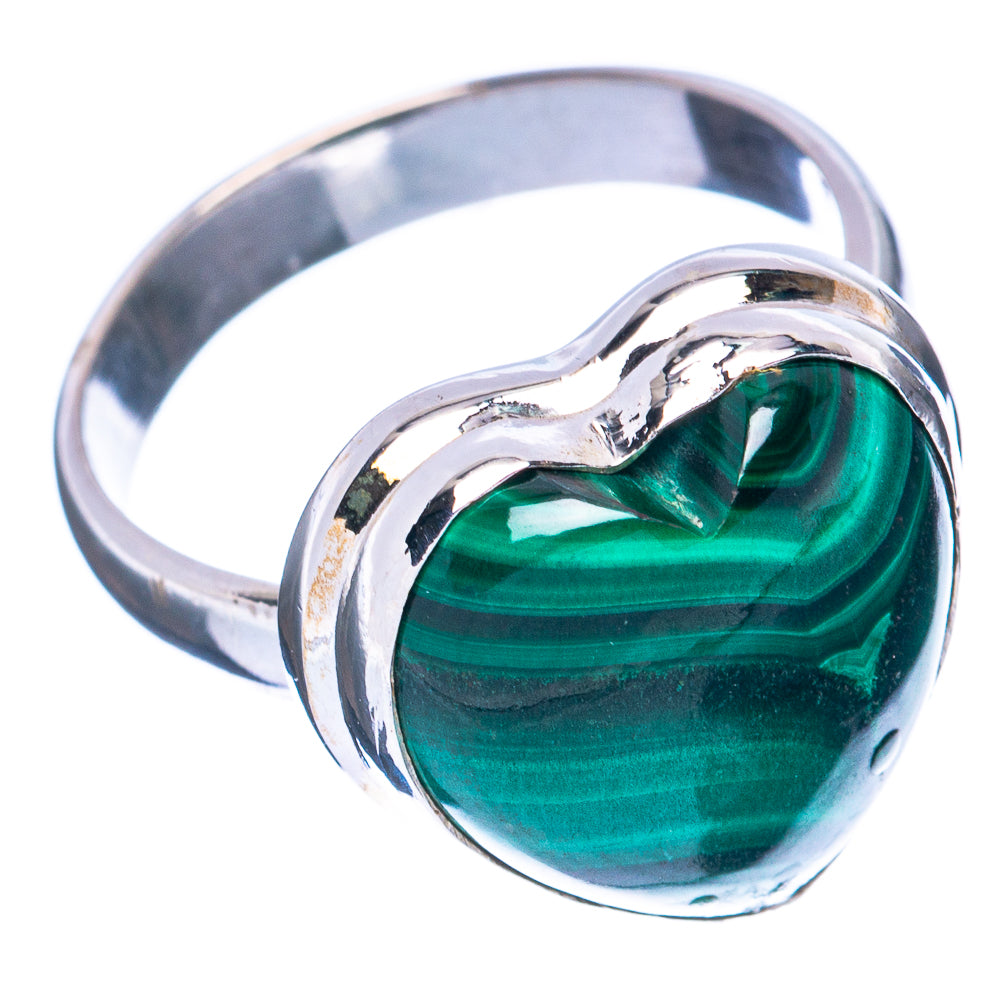 Malachite Ring Size 6.75 (925 Sterling Silver) R2876