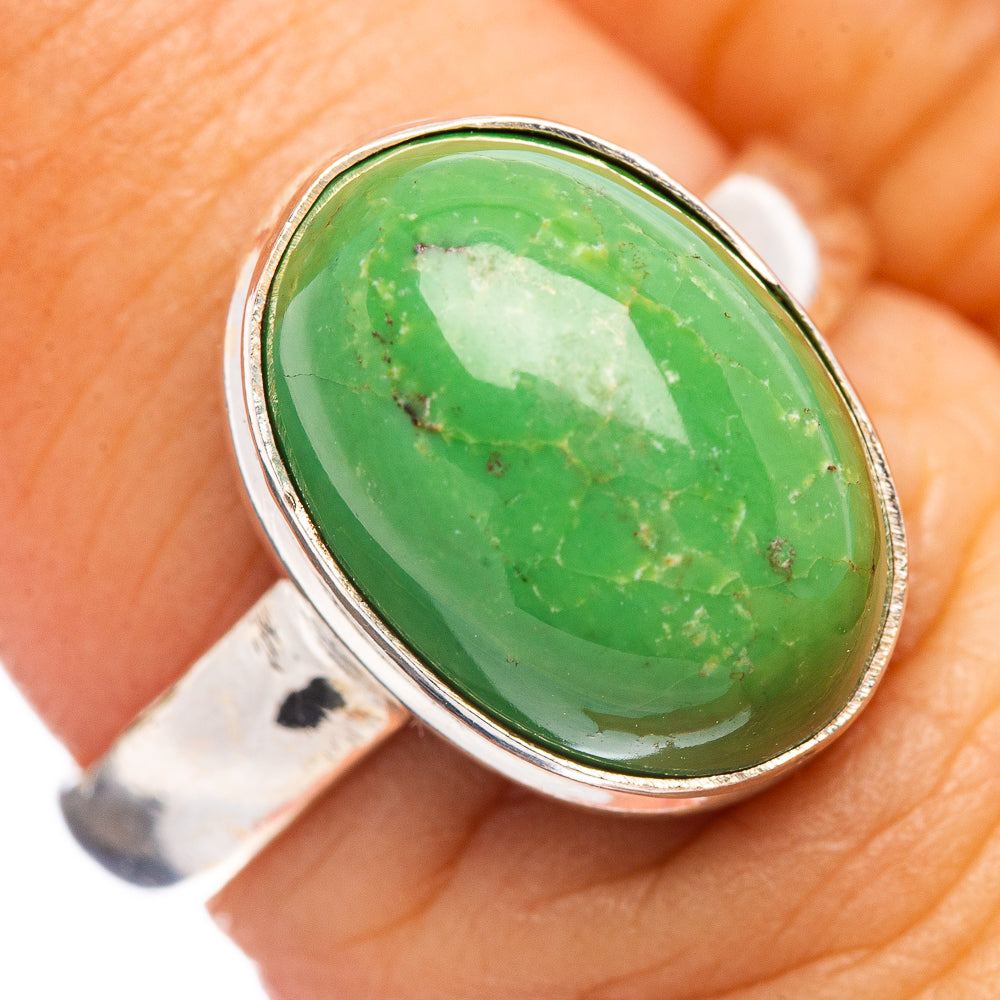 Variscite Ring Size 6.75 (.925 Sterling Silver)