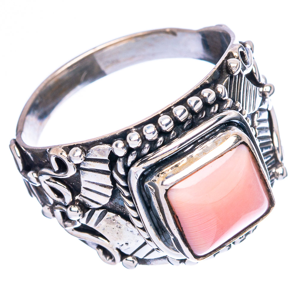 Rare Queen Conch ShellRing Size 7.75 (925 Sterling Silver) R4615