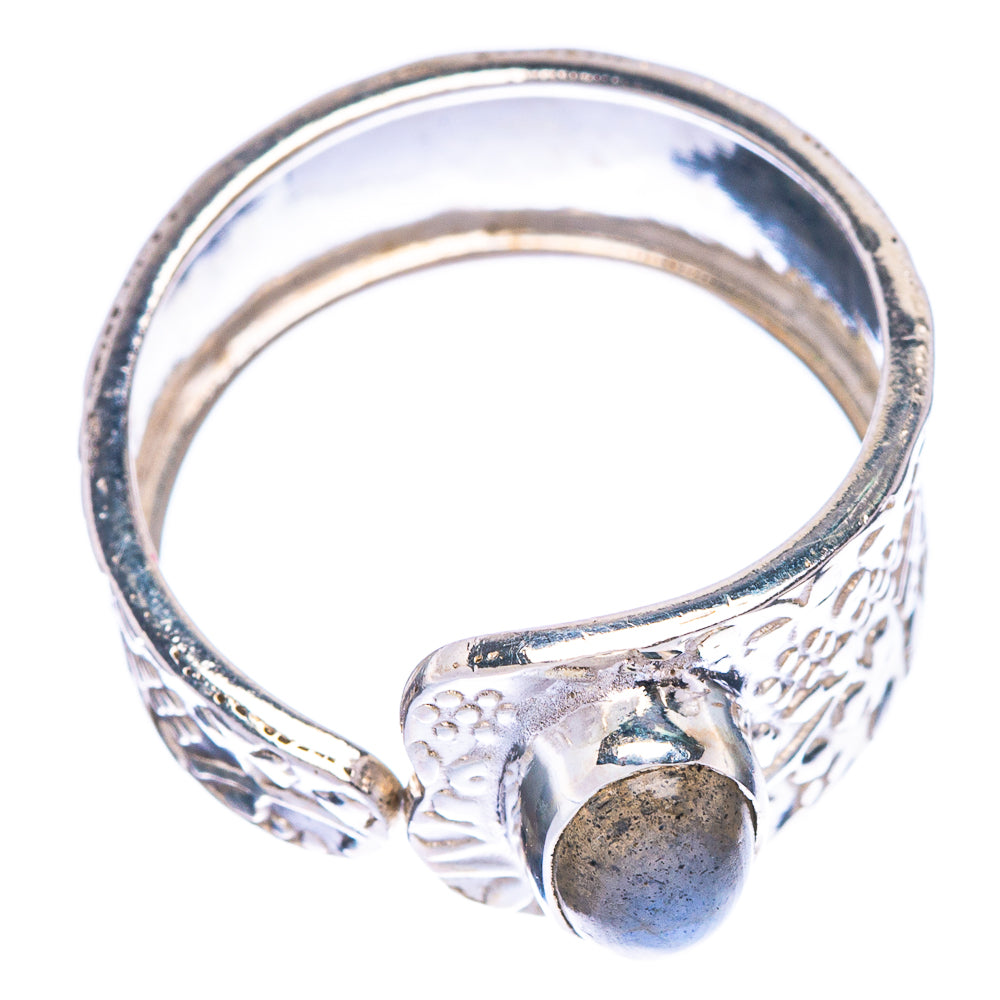 Labradorite Ring Size 6.5 (925 Sterling Silver) R1108