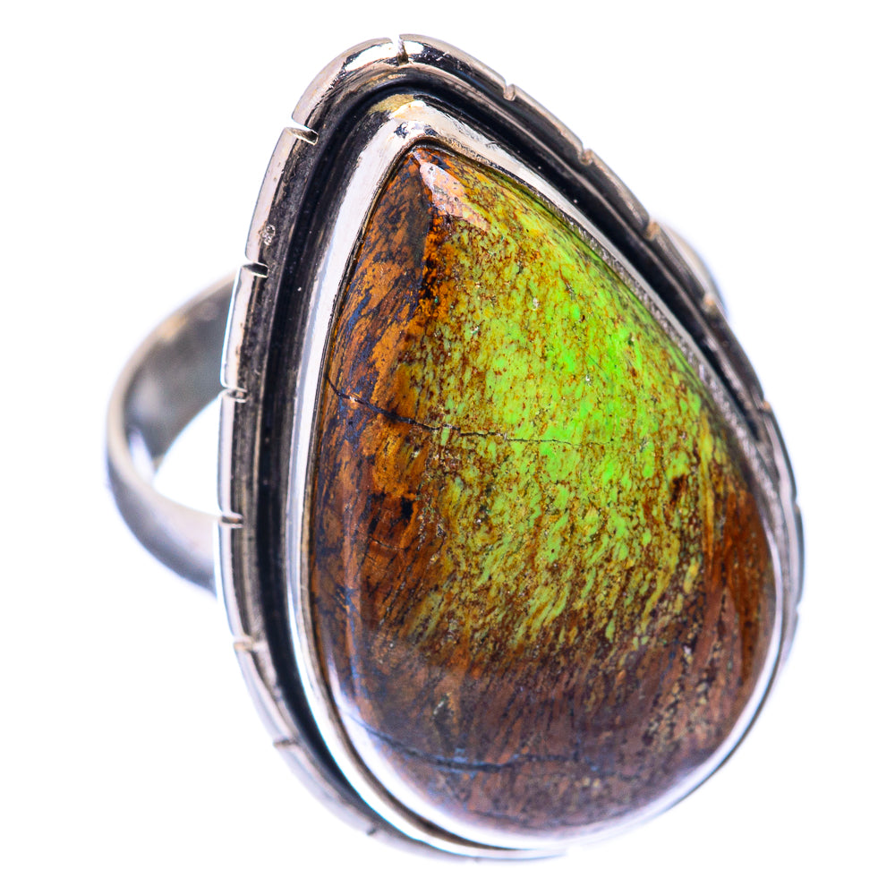 Gaspeite Ring Size 6.75 (925 Sterling Silver) R141344