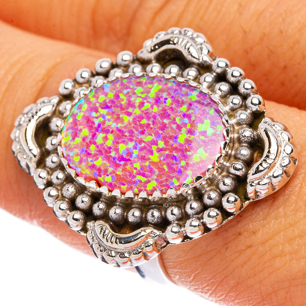 Synthetic Opal Ring Size 8 (925 Sterling Silver) R146270
