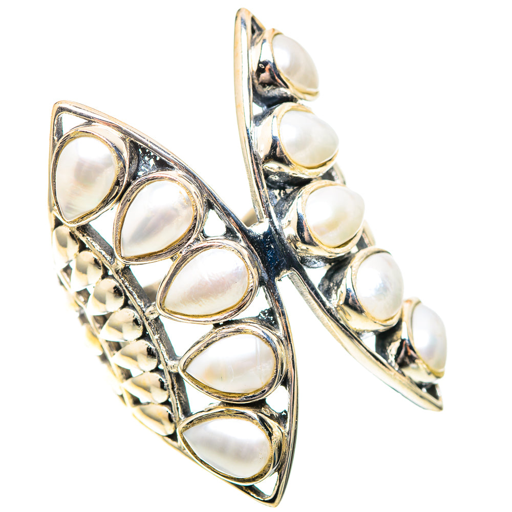 Large Cultured Pearl 925 Sterling Silver Ring Size 8 (925 Sterling Silver) RING139487