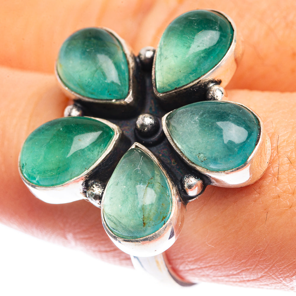 Blue Fluorite Ring Size 8 (925 Sterling Silver) RING143387
