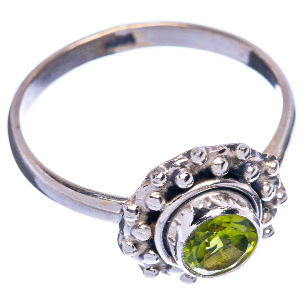 Peridot Dainty Ring Size 6 (925 Sterling Silver) R145720