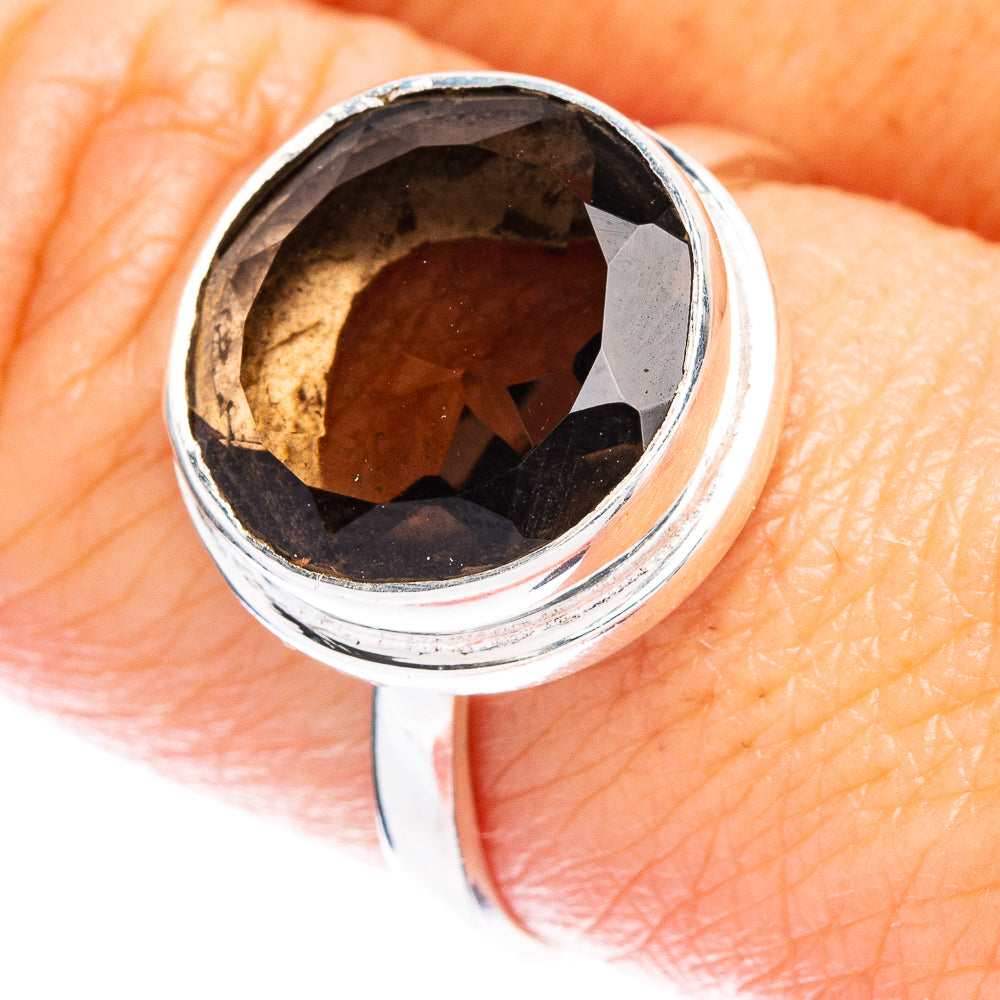 Smoky Quartz Ring Size 9 (925 Sterling Silver) R147042