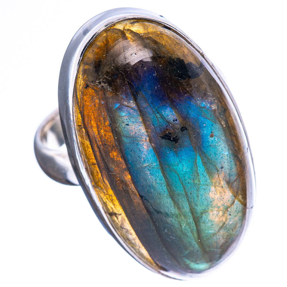 Labradorite Ring Size 7 (925 Sterling Silver) R4545