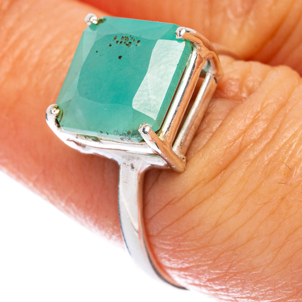 Rare Gem Silica Ring Size 7.75 (925 Sterling Silver) R146641