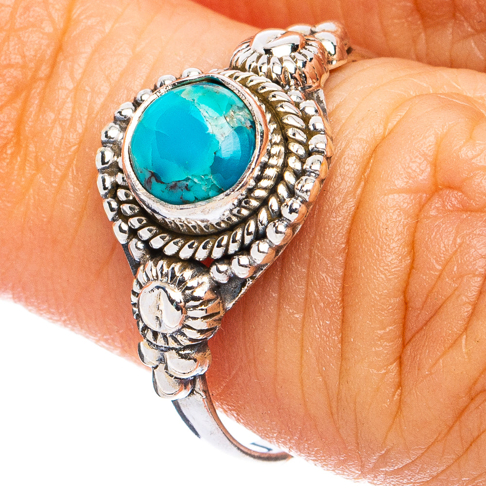 Mohave Turquoise Ring Size 7 (925 Sterling Silver) R8290