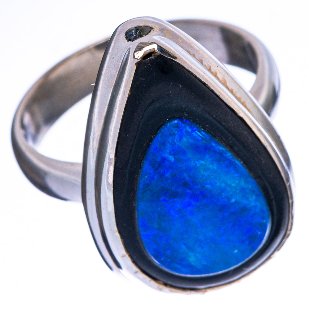 Rare Doublet Opal Ring Size 5 (925 Sterling Silver) R1410