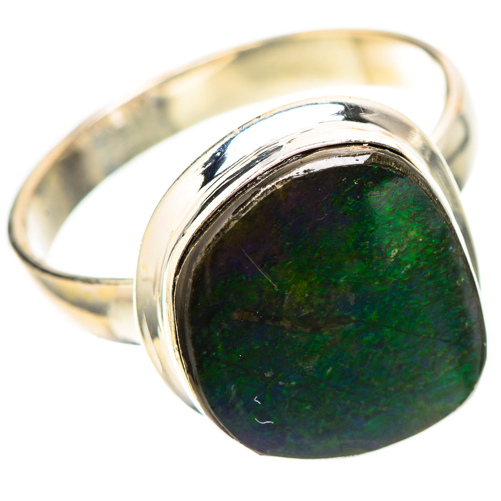 Canadian Ammolite Ring Size 10 (925 Sterling Silver) RING139013