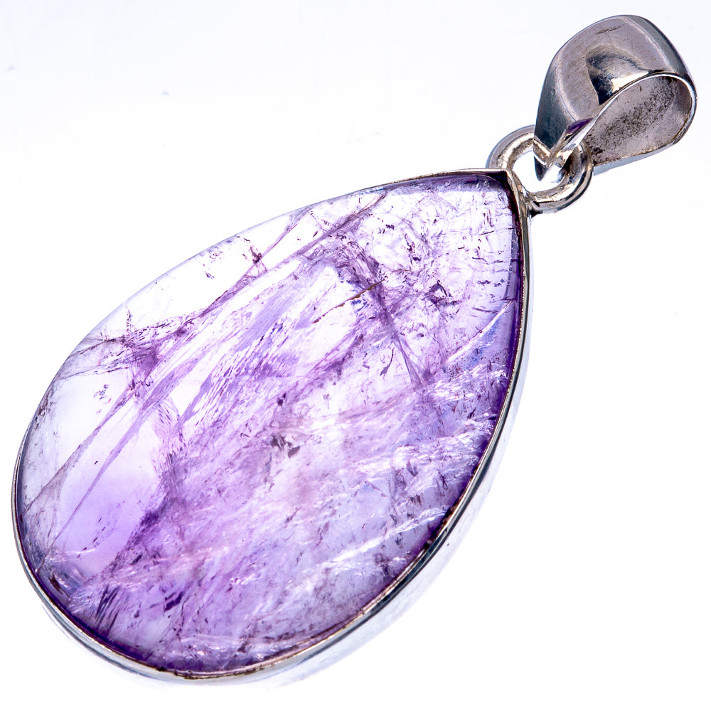 Amethyst Pendant 1 5/8" (925 Sterling Silver) P42176