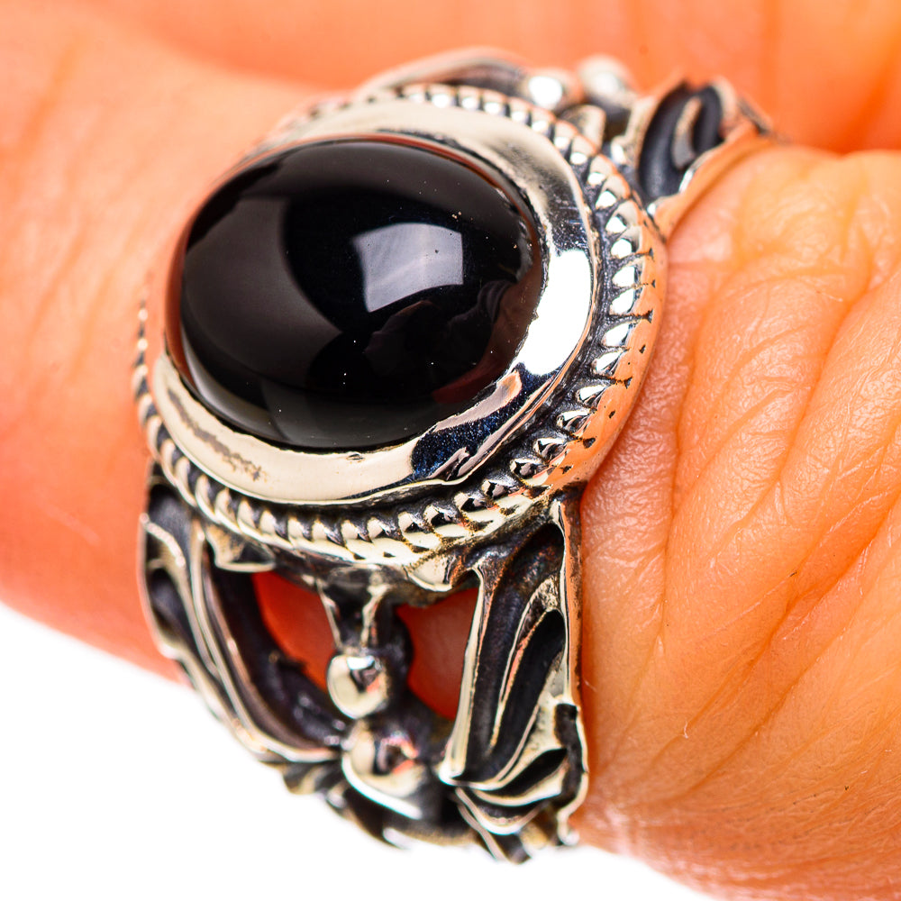 Black Onyx Ring Size 6.5 (925 Sterling Silver) RING139028