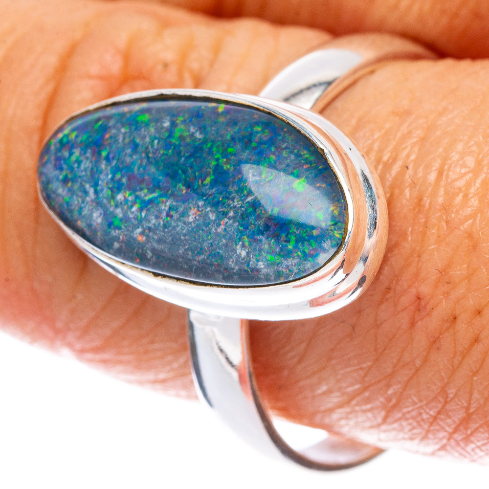 Triplet Opal Ring Size 9.75 (925 Sterling Silver) R146634