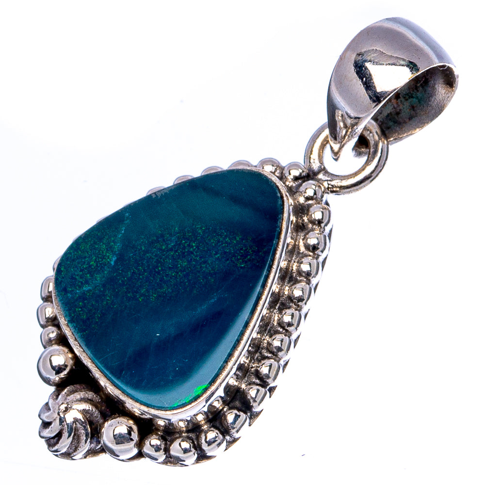 Rare Rare Doublet Opal Pendant 1 1/8" (.925 Sterling Silver)