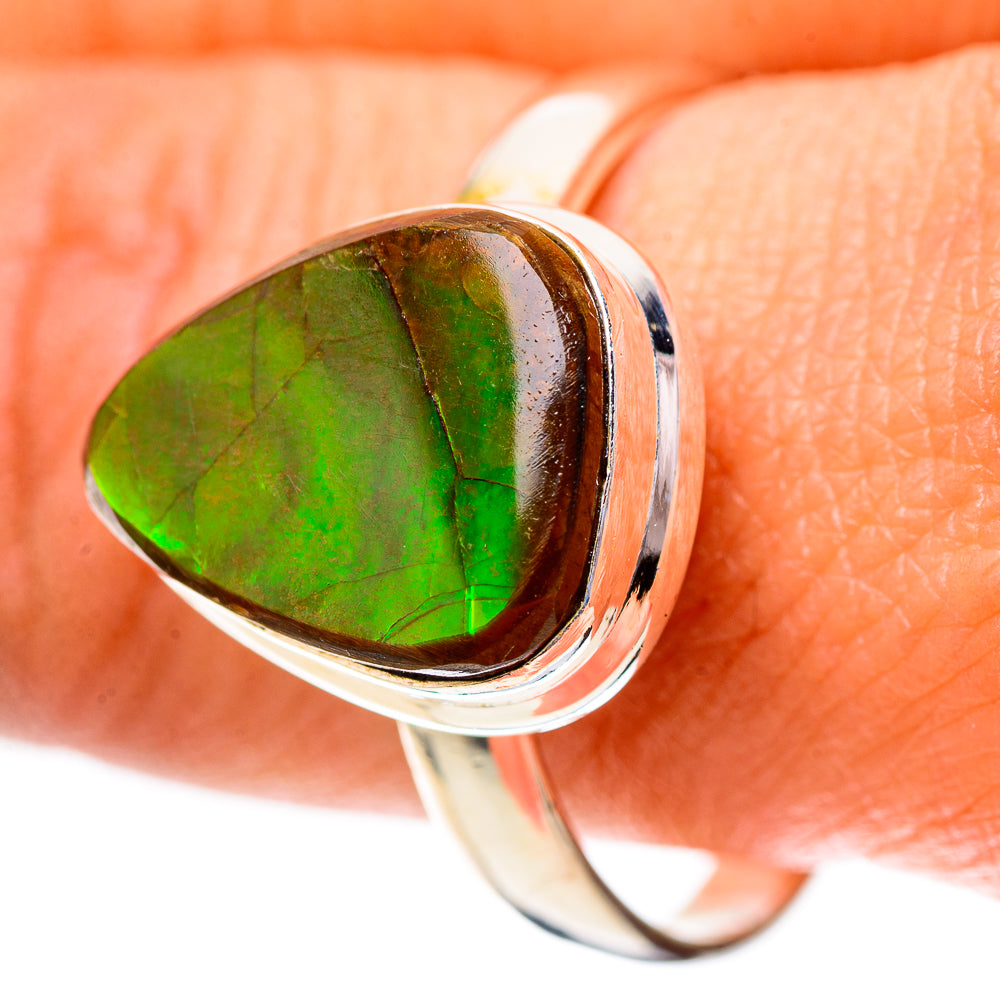 Ammolite Ring Size 11.5 (925 Sterling Silver) RING139126