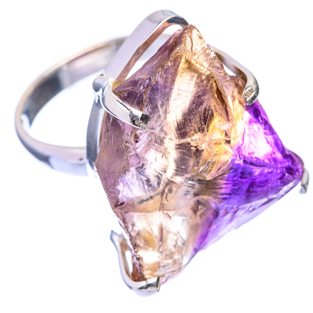 Large Raw Ametrine Ring Size 10.75 (925 Sterling Silver) R141436