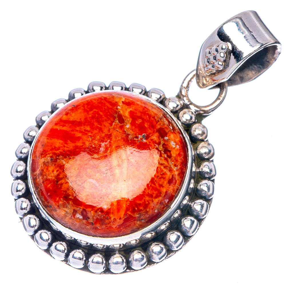 Sponge Coral Pendant 1 1/8" (925 Sterling Silver) P41150