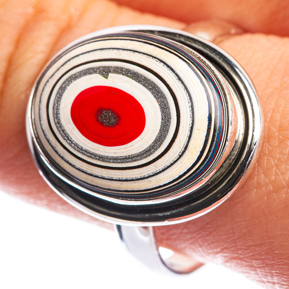 Fordite Ring Size 10.5 (925 Sterling Silver) R144105