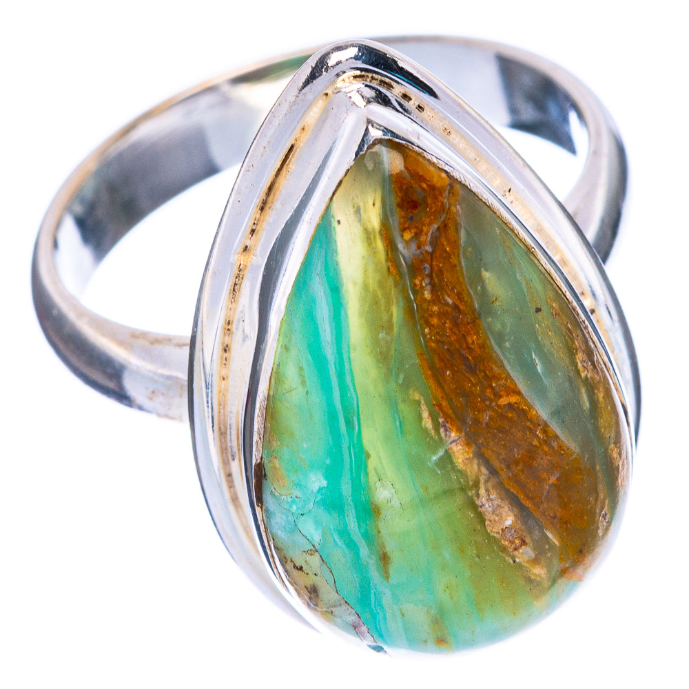 Rare Peruvian Opal Ring Size 8 (925 Sterling Silver) R1267