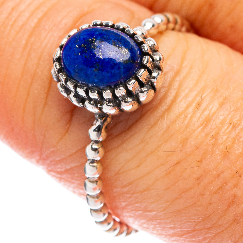 Lapis Lazuli Ring Size 9 (925 Sterling Silver) R146813