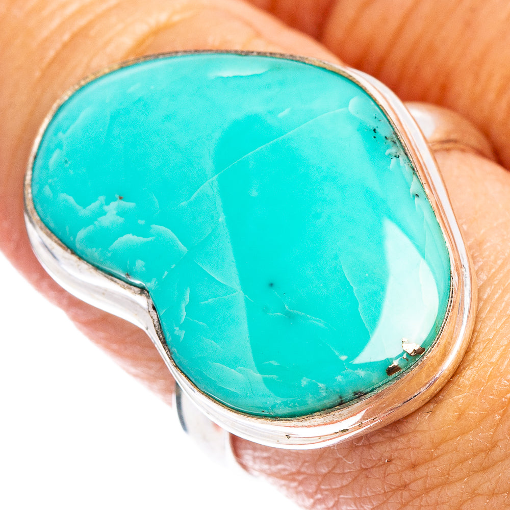 Rare Campitos Turquoise Ring Size 9 (.925 Sterling Silver)