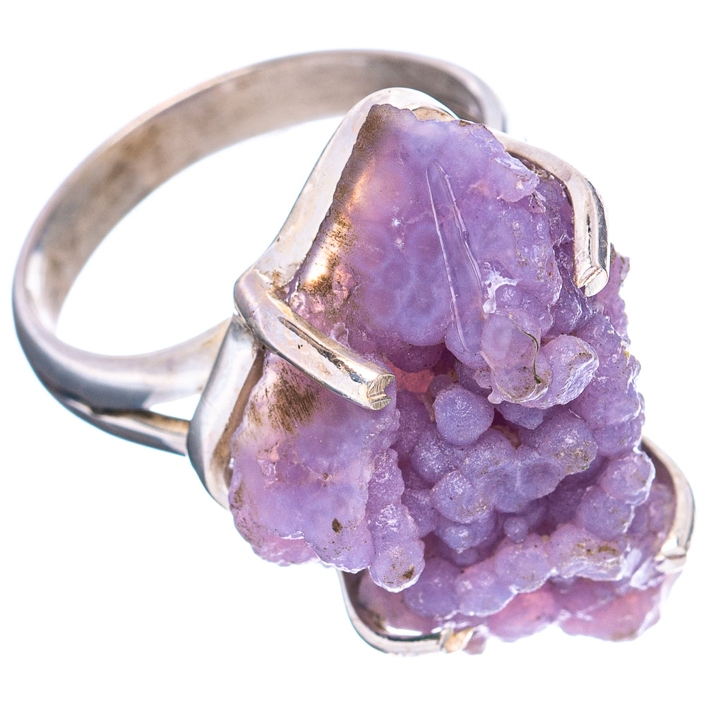 Premium Grape Agate Ring Size 8 (.925 Sterling Silver)