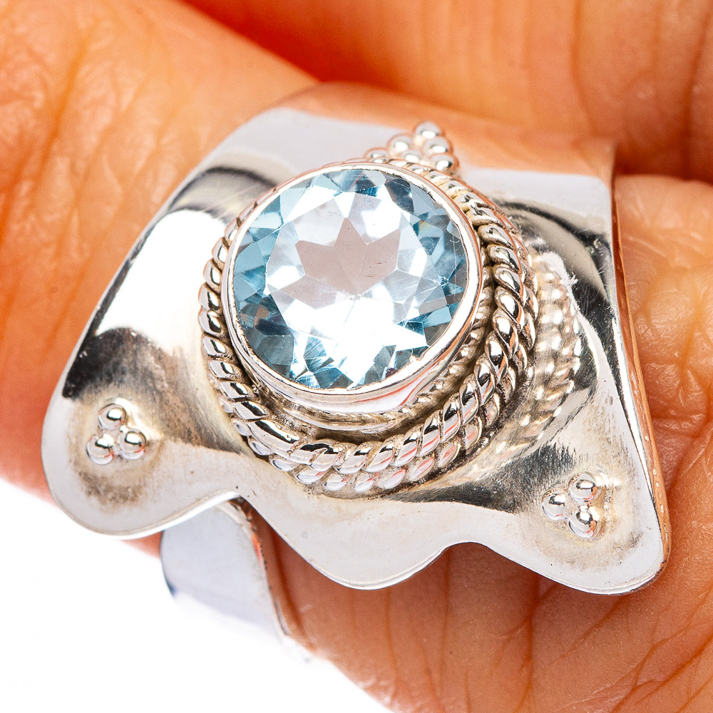 Blue Topaz Ring Size 5 (925 Sterling Silver) R146138