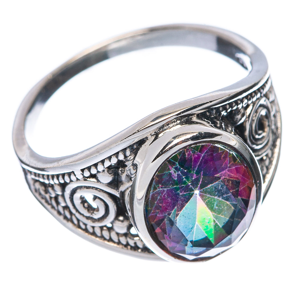 Mystic Topaz Dainty Ring Size 7 (925 Sterling Silver) R145875