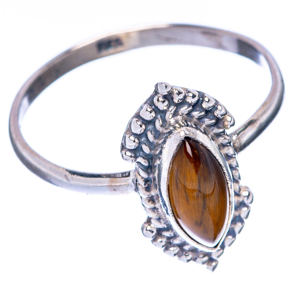 Tiger Eye Dainty Ring Size 9.25 (925 Sterling Silver) R145009