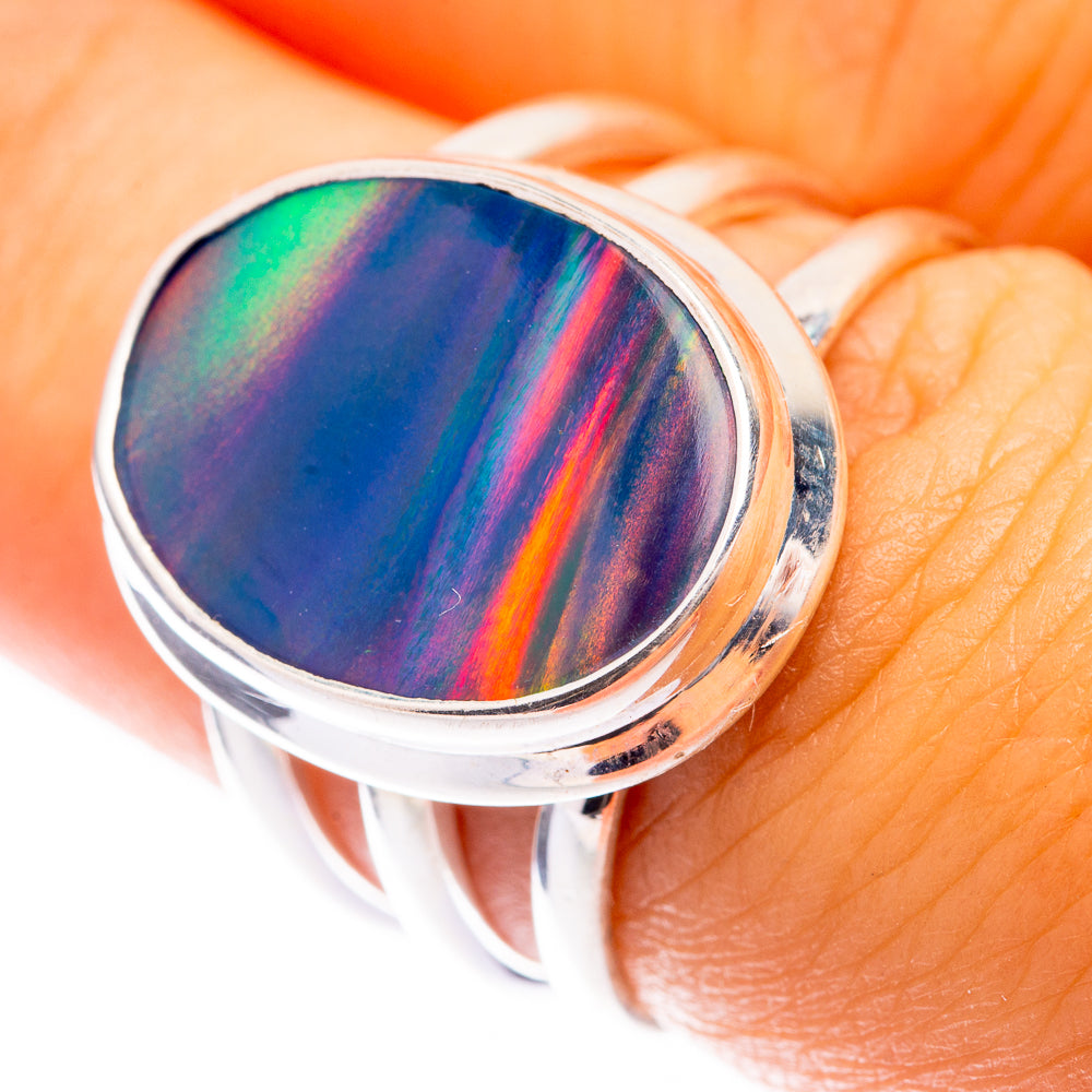 Aura Opal Ring Size 6.75 (925 Sterling Silver) R141317
