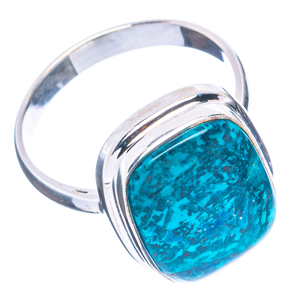 Peruvian Chrysocolla Ring Size 10 (.925 Sterling Silver)