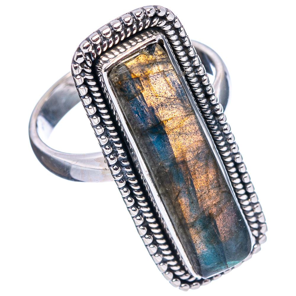 Labradorite Ring Size 7 (.925 Sterling Silver)