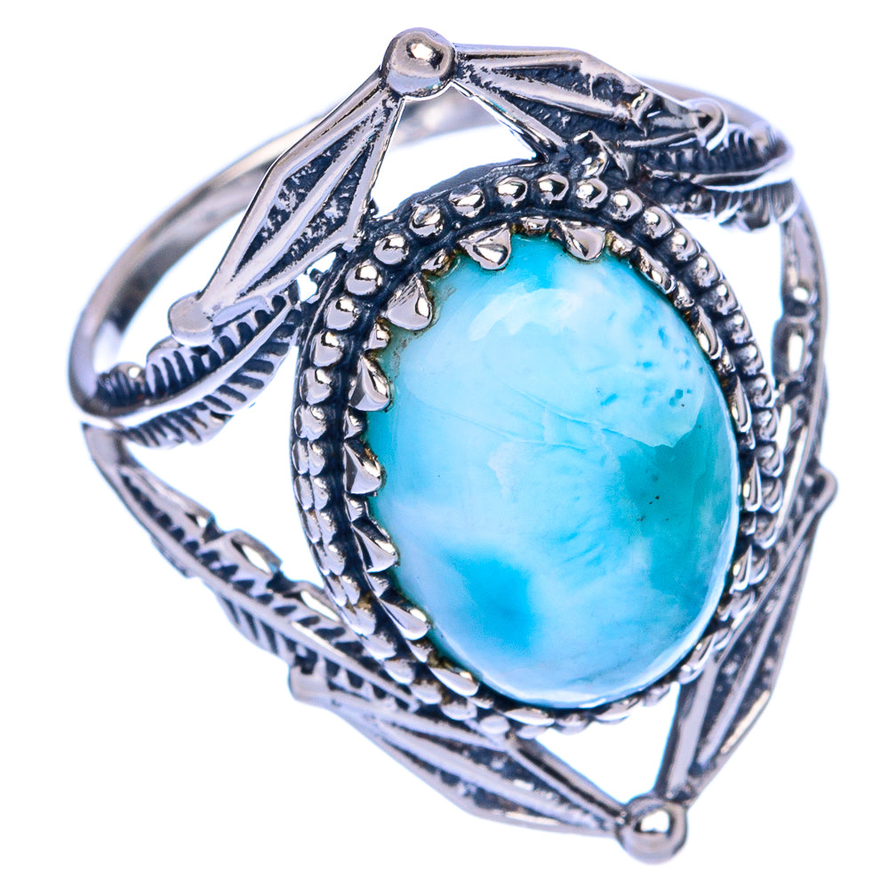 Larimar Ring Size 9 (925 Sterling Silver) R144385