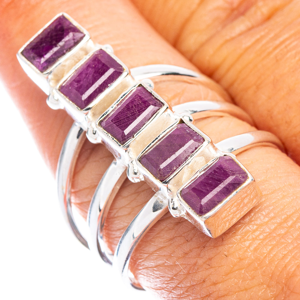 Ruby Ring Size 8.75 (925 Sterling Silver) R6980