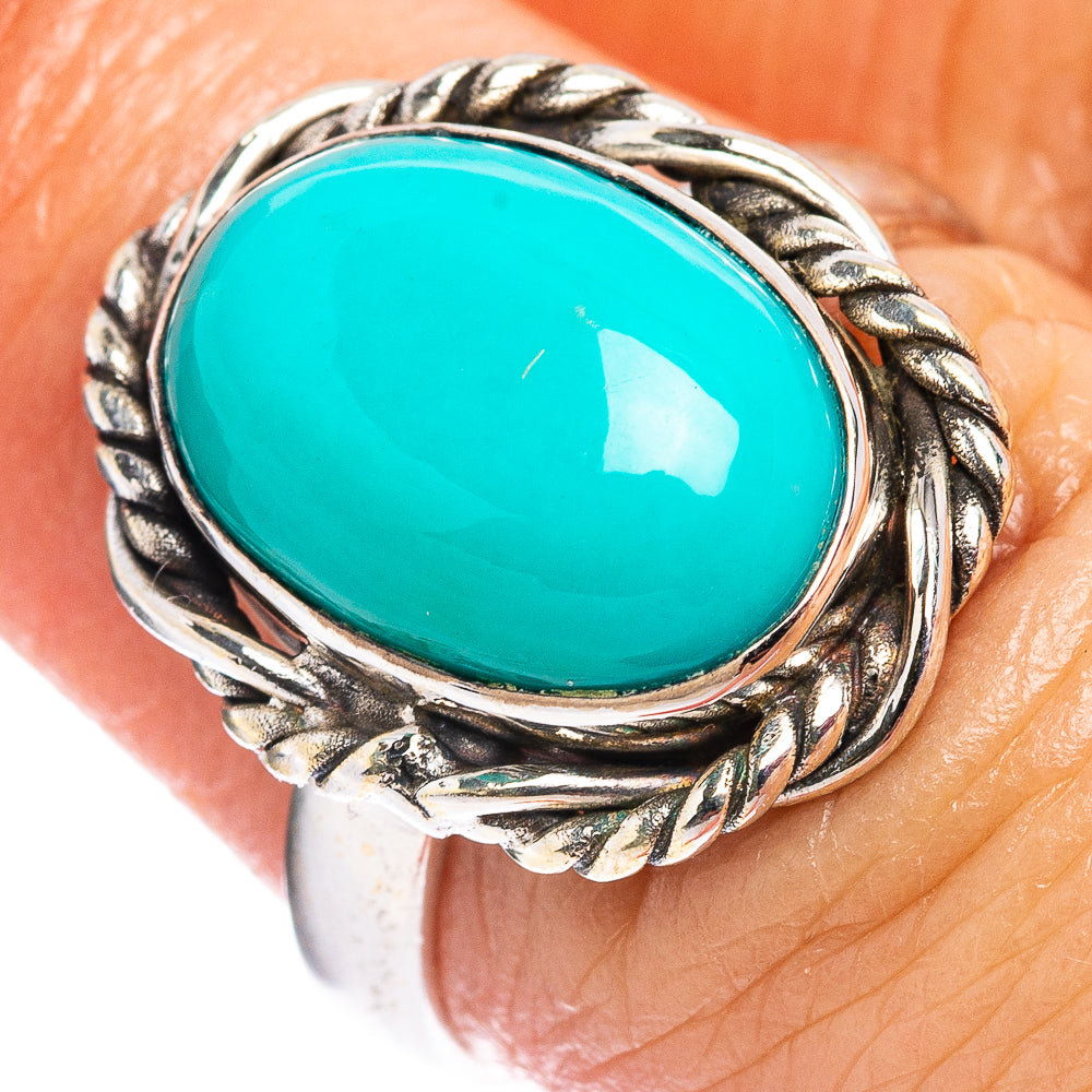 Rare Kingman Turquoise Ring Size 6.75 (.925 Sterling Silver)