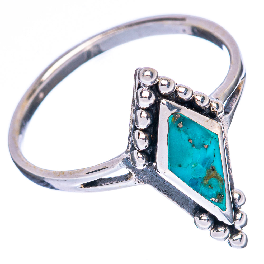 Rare Arizona Turquoise Ring Size 8.5 (925 Sterling Silver) R3256