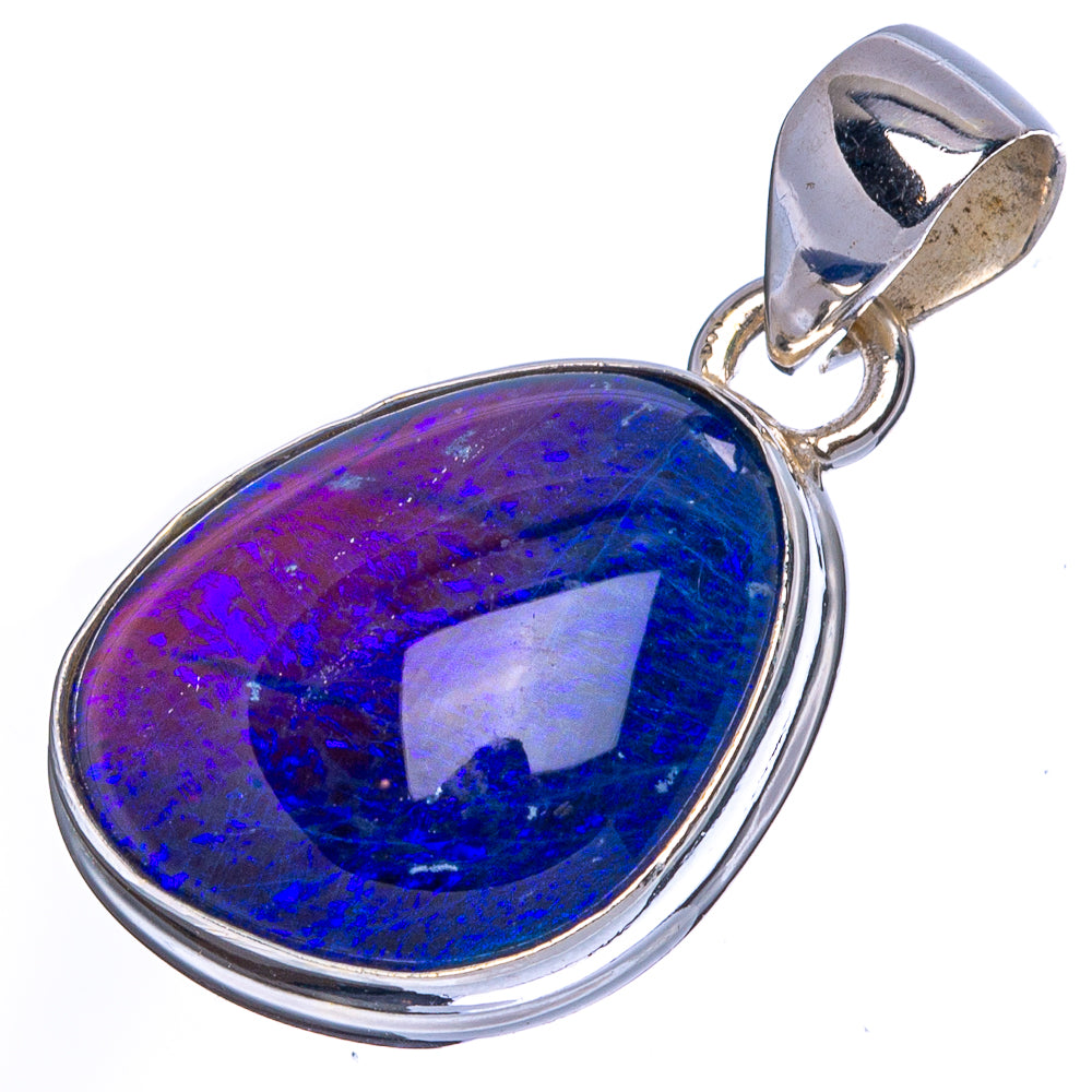Rare Triplet Opal Pendant 1 1/8" (925 Sterling Silver) P41811
