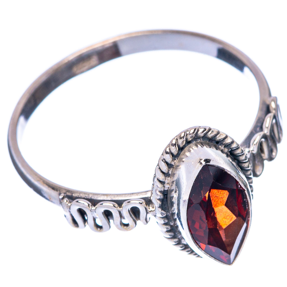 Garnet Dainty Ring Size 8 (925 Sterling Silver) R145800