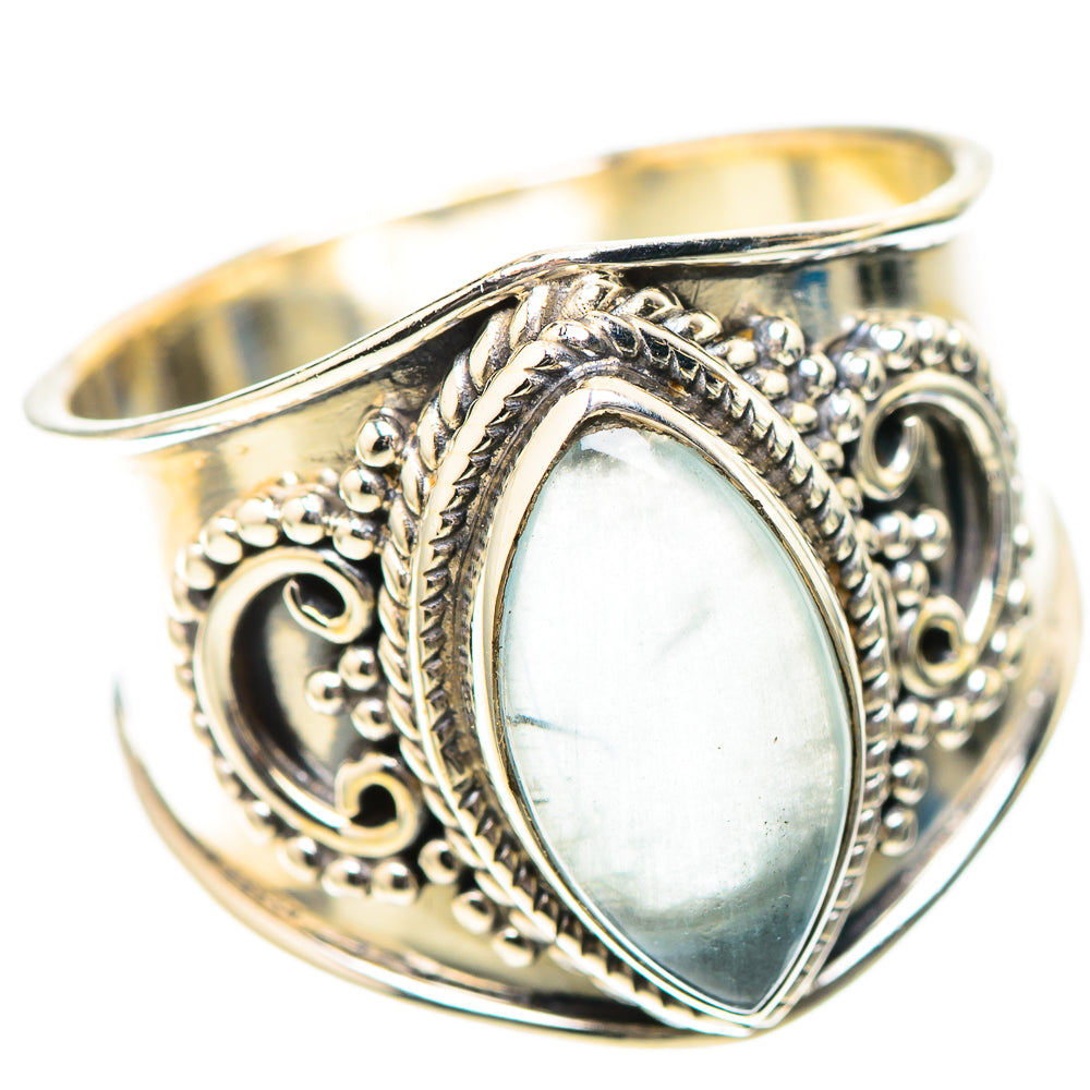 Natural Aquamarine Ring Size 9 (925 Sterling Silver) RING138739
