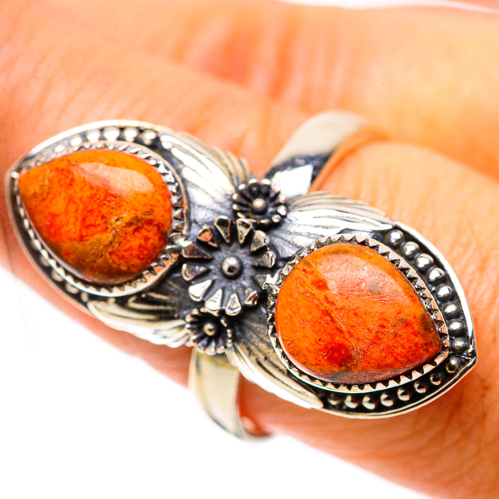 Sponge Coral Ring Size 8.5 (925 Sterling Silver) RING138508