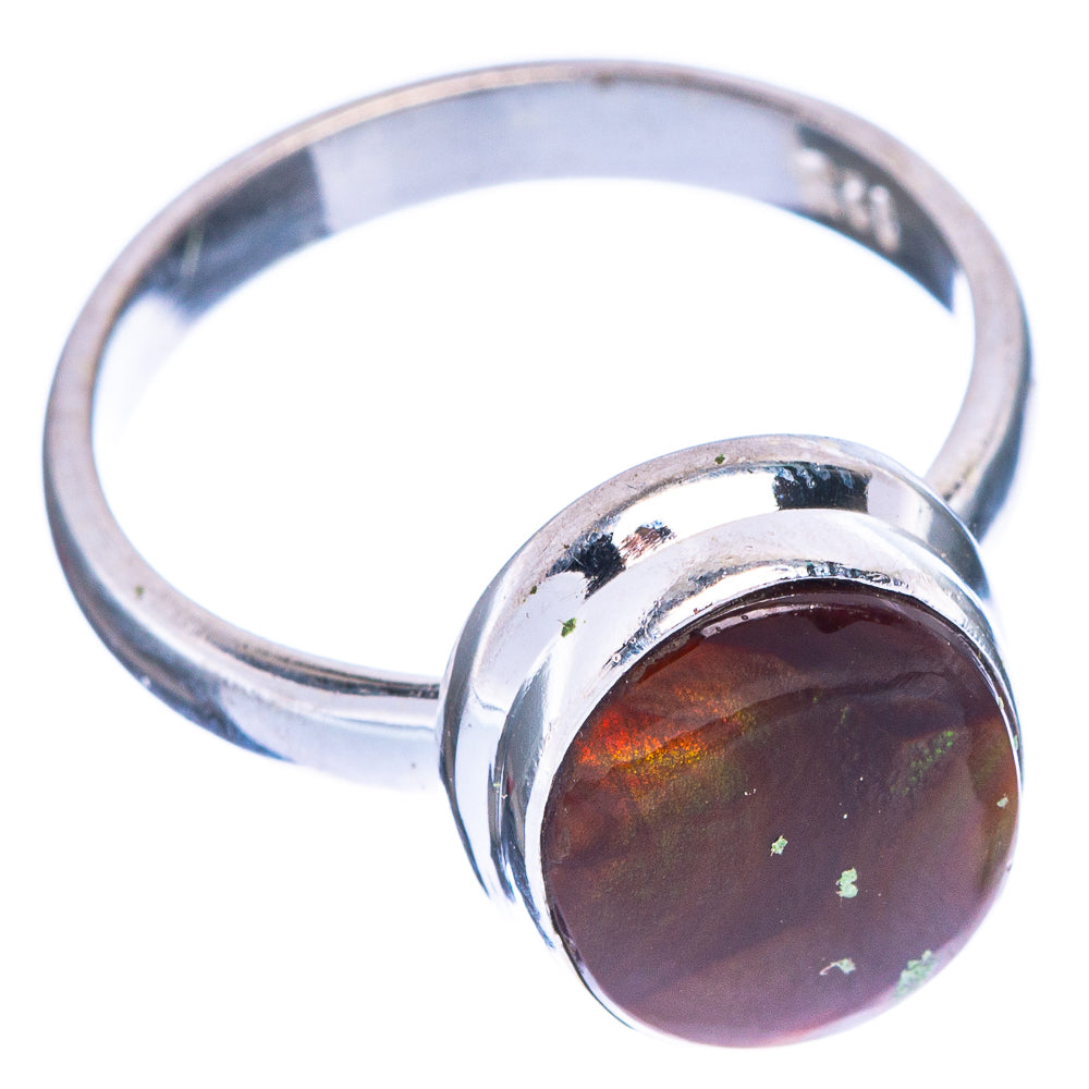 Rare Mexican Fire Agate Ring Size 7 (925 Sterling Silver) R1111
