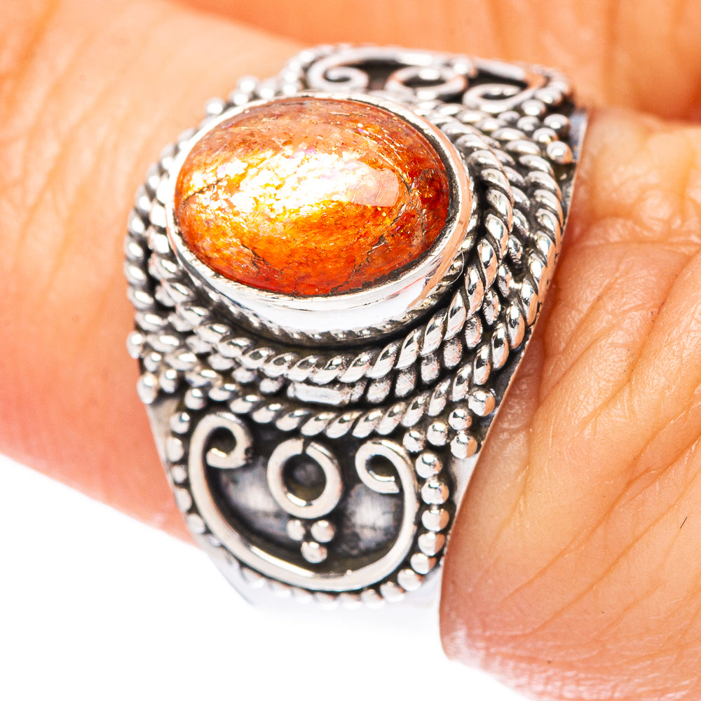 Sunstone 925 Sterling Silver Ring Size 6.75 (925 Sterling Silver) R3914