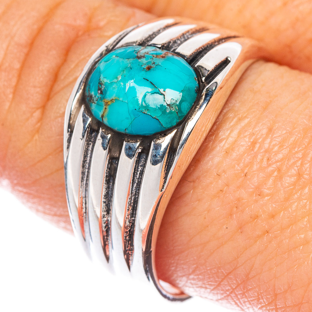 Rare Arizona Turquoise Ring Size 9.5 (925 Sterling Silver) R1575