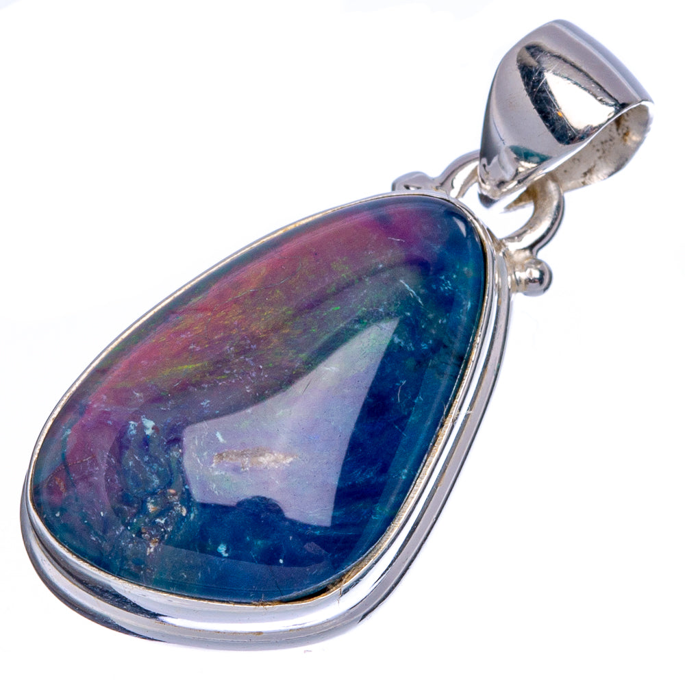 Triplet Opal Pendant 1 1/4" (925 Sterling Silver) P40416