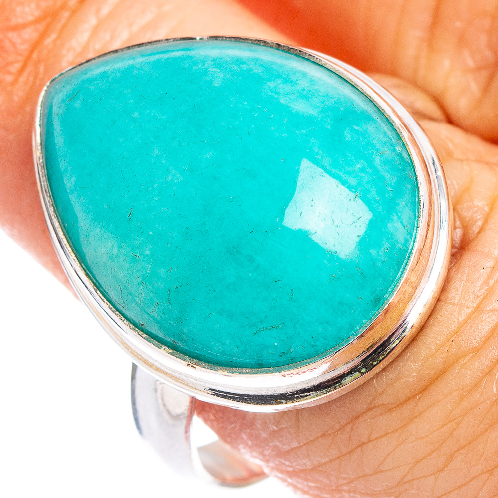 Amazonite Ring Size 9 (.925 Sterling Silver)