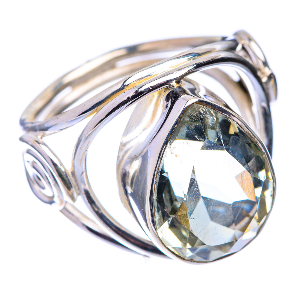 Green Amethyst Ring Size 5.75 (925 Sterling Silver) R141283