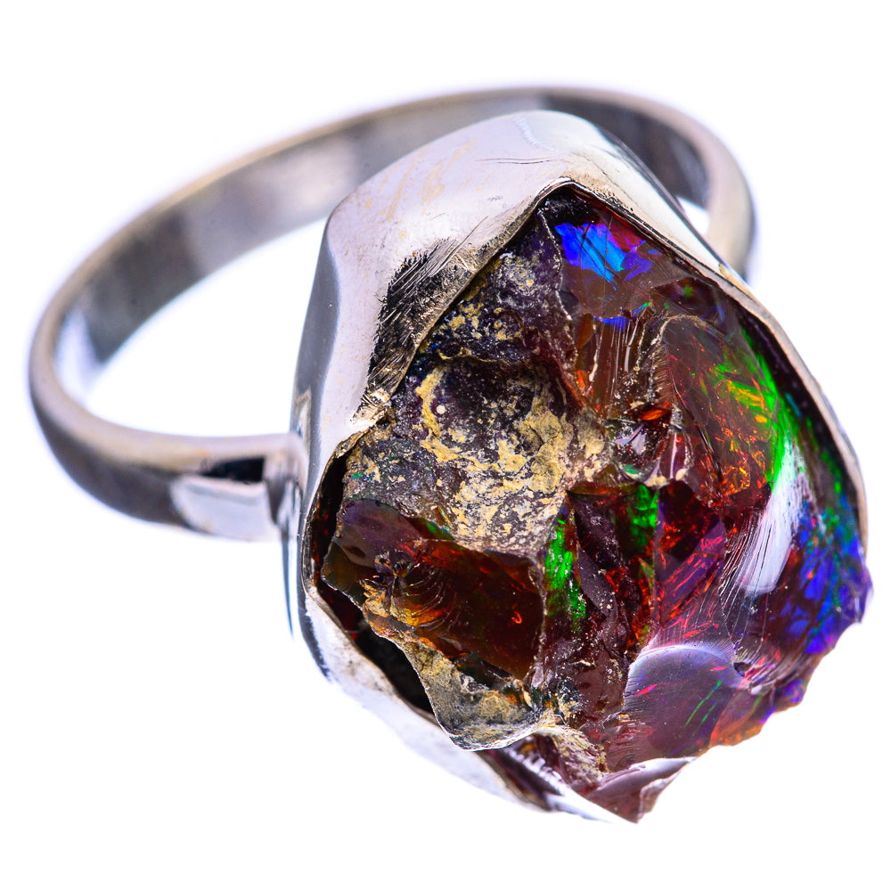 Rough Ethiopian Opal Ring Size 8.75 (925 Sterling Silver) R142951