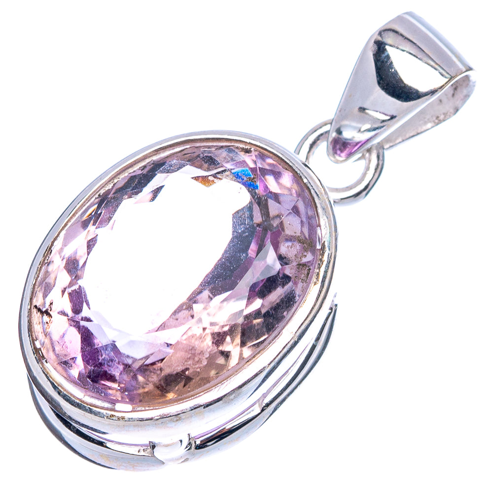 Rare Faceted Ametrine Pendant 1 1/8" (925 Sterling Silver) P43350